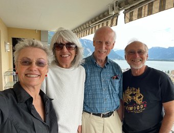 4 July - Robin and Chris Dinner on Balcony