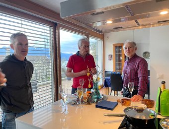 23 March - Dinner Chez Regine and Eckhard