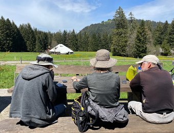 4 May - Les Paccots to Les Pleiades w J and M