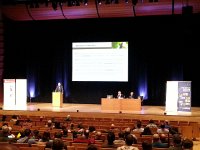 20151006 090423  Plenary Session in the Concert Hall: I quoted Nikki here re: all the bald heads¨