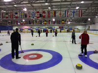 20151007 190527  Our conference dinner took place next to the curling facility